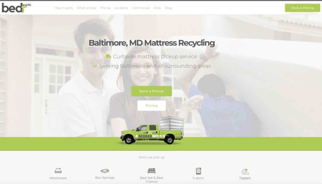 baltimore-maryland-mattress-recycling-service-screenshot
