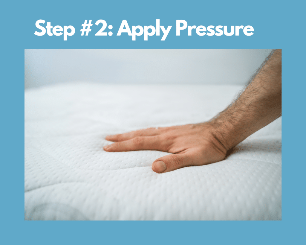 apply-pressure-to-mattress