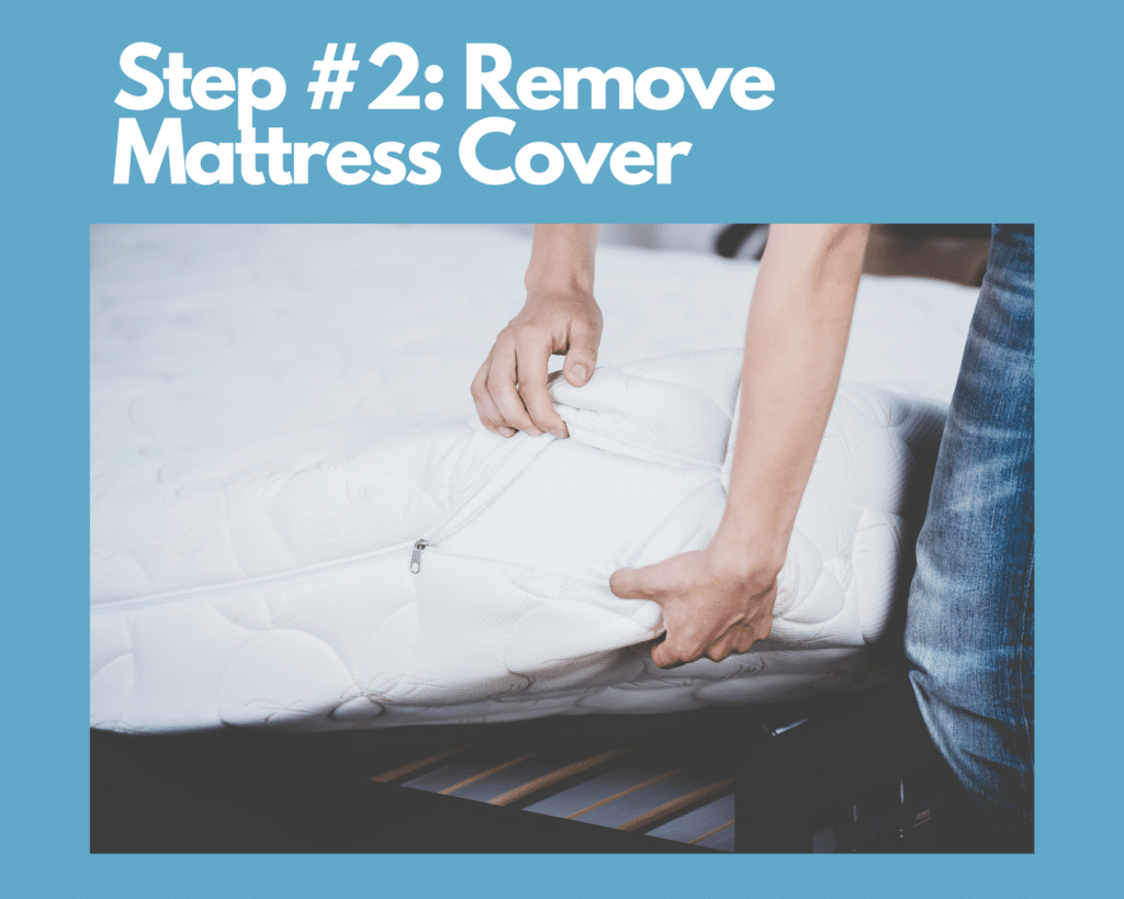 removing-mattress-cover